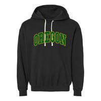 Oregon Throwback Design Garment-Dyed Fleece Hoodie
