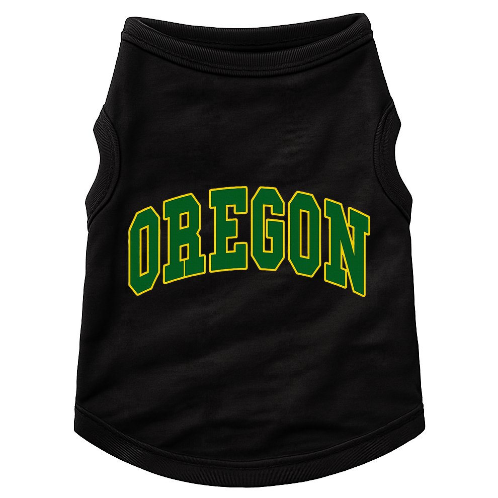 Oregon Throwback Design Doggie Tank