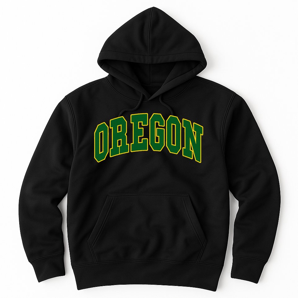 Oregon Throwback Design Hoodie