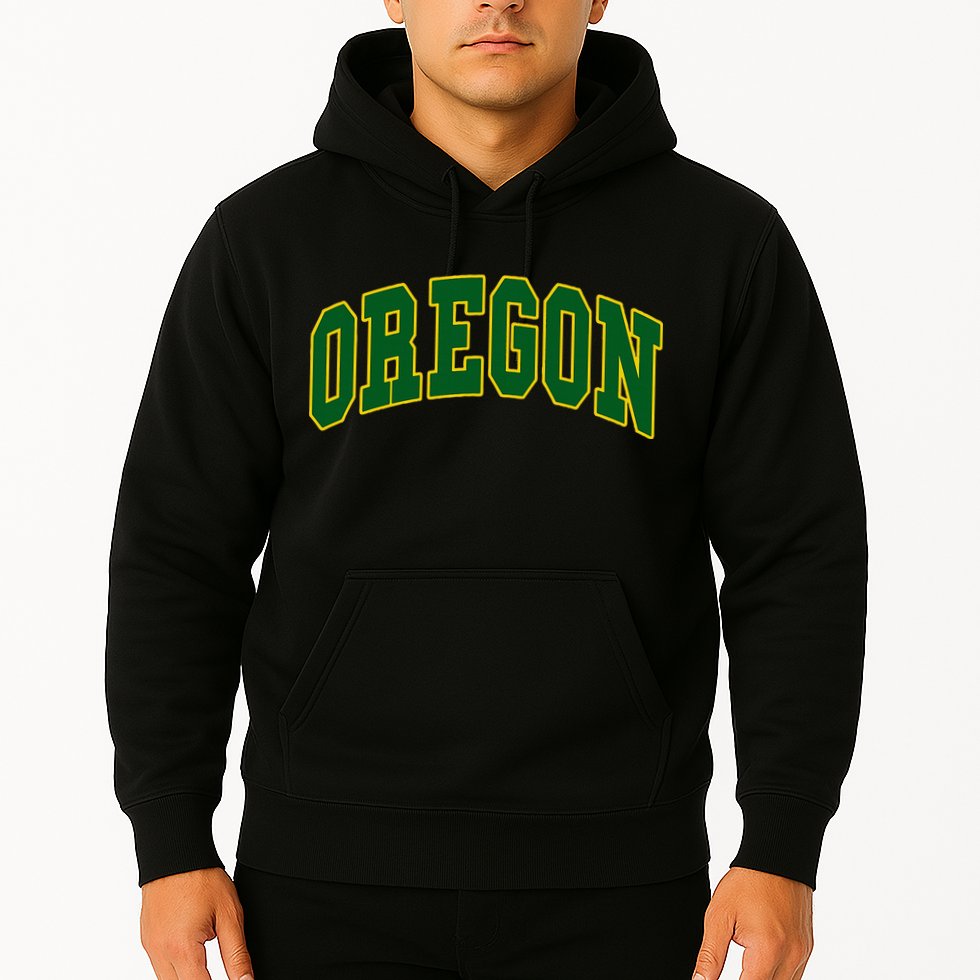 Oregon Throwback Design Hoodie