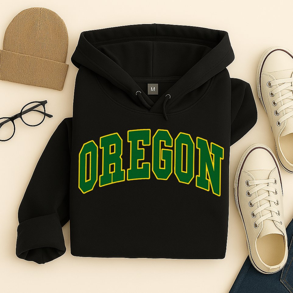 Oregon Throwback Design Hoodie