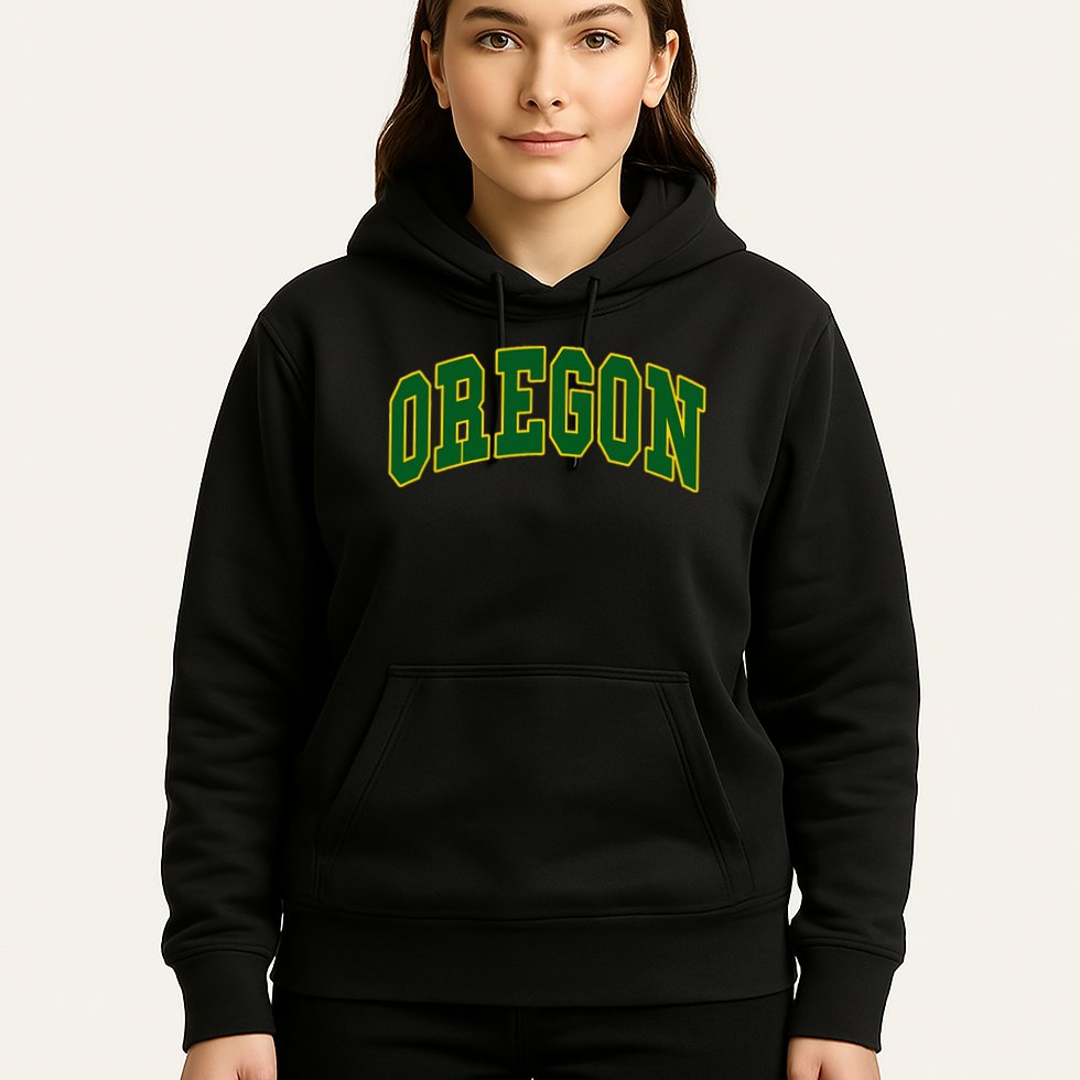 Oregon Throwback Design Hoodie