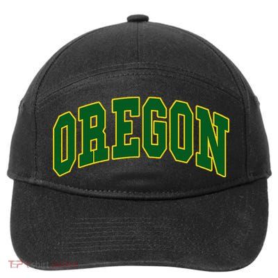 Oregon Throwback Design 7-Panel Snapback Hat