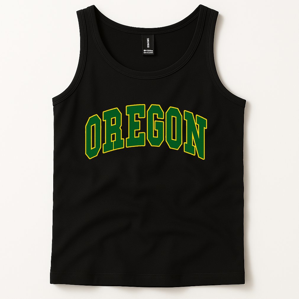 Oregon Throwback Design Tank Top