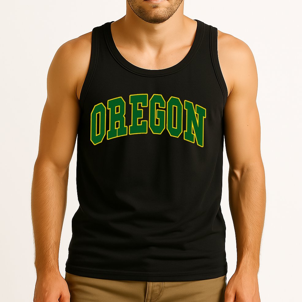 Oregon Throwback Design Tank Top