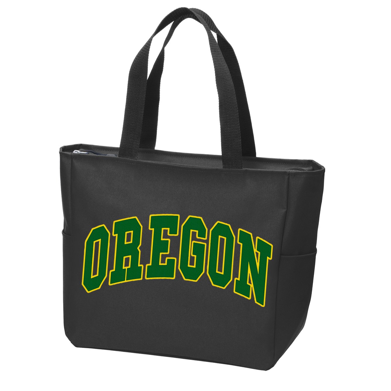 Oregon Throwback Design Zip Tote Bag
