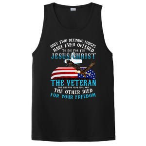 Only Two Defining Forces Die For Jesus Christ The Veteran PosiCharge Competitor Tank