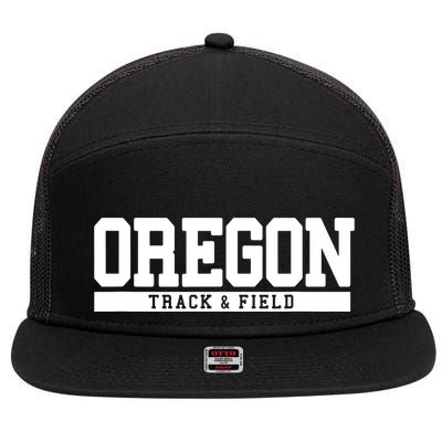 Oregon Track Field 7 Panel Mesh Trucker Snapback Hat