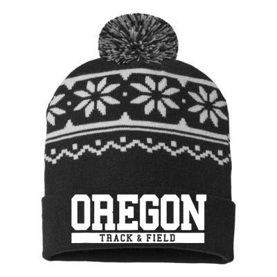 Oregon Track Field USA-Made Snowflake Beanie