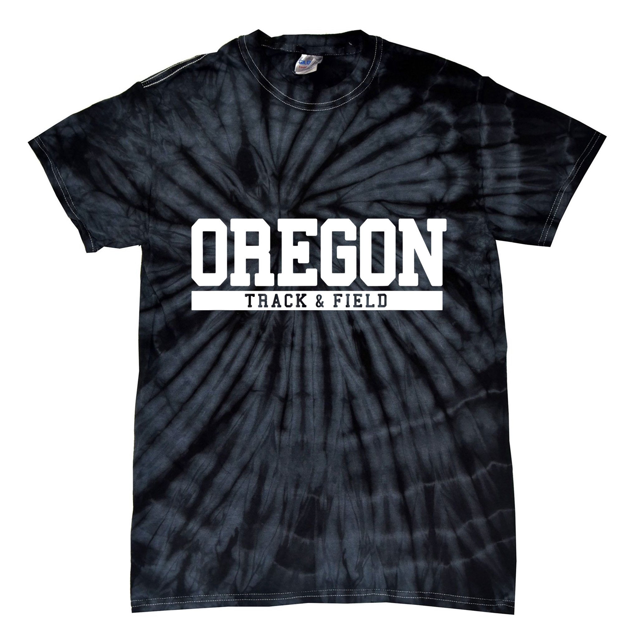 Oregon Track Field Tie-Dye T-Shirt