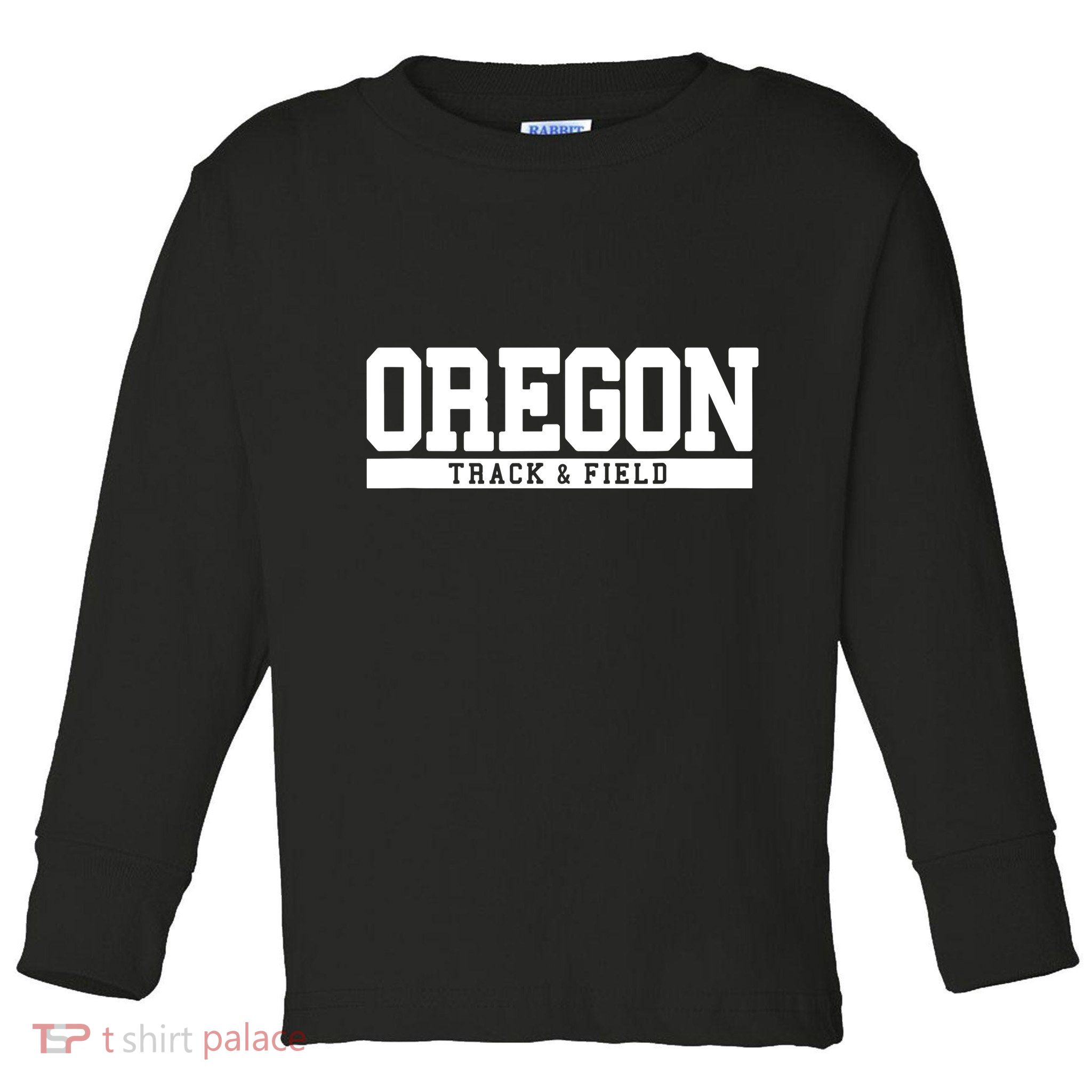 Oregon Track Field Toddler Long Sleeve Shirt