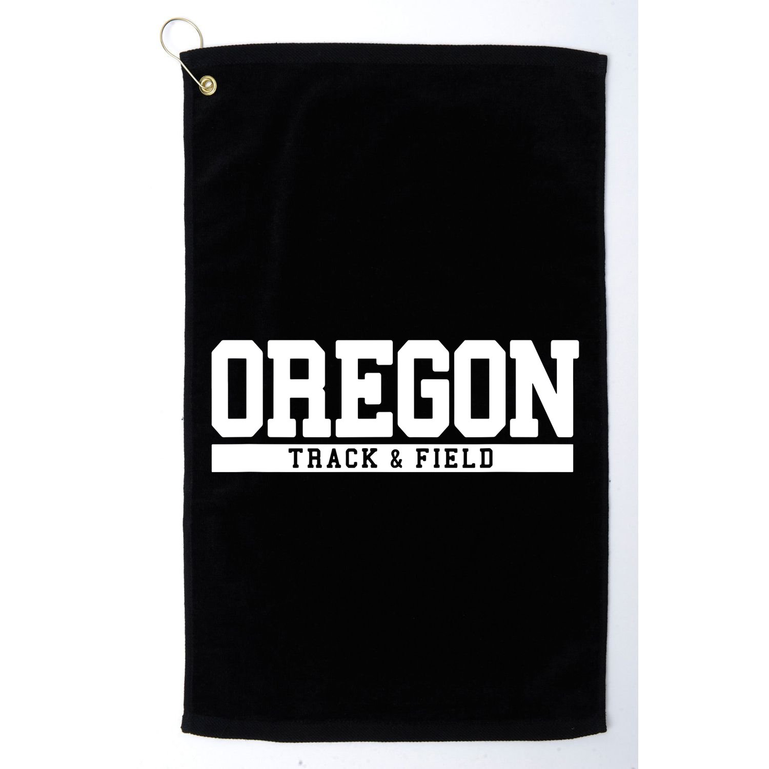 Oregon Track Field Golf Towel