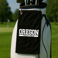 Oregon Track Field Golf Towel