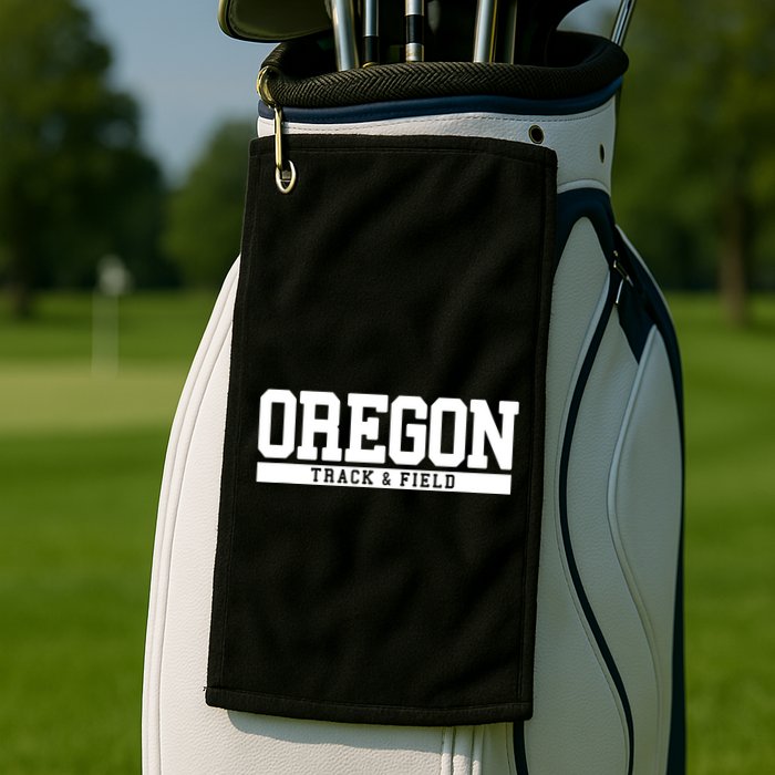 Oregon Track Field Golf Towel