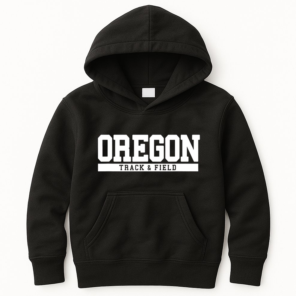Oregon Track Field Kids Hoodie