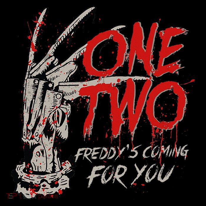 One Two FreddyyS Coming For You High Crown Mesh Back Trucker Hat