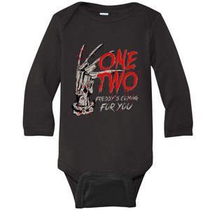 One Two FreddyyS Coming For You Baby Long Sleeve Bodysuit