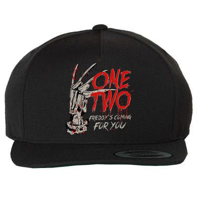 One Two FreddyyS Coming For You Wool Snapback Cap