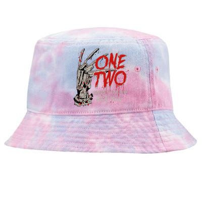 One Two FreddyyS Coming For You Tie-Dyed Bucket Hat