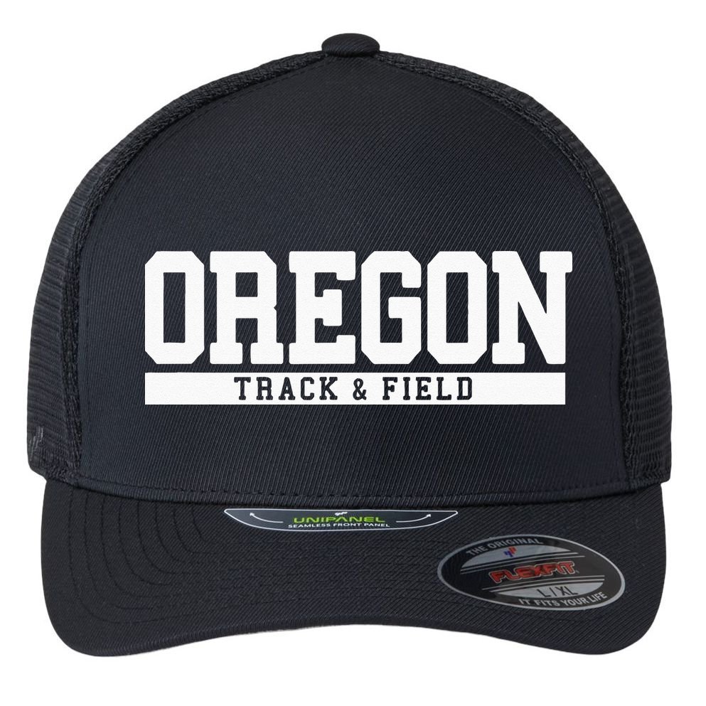 Oregon Track & Field Flexfit Unipanel Trucker Cap