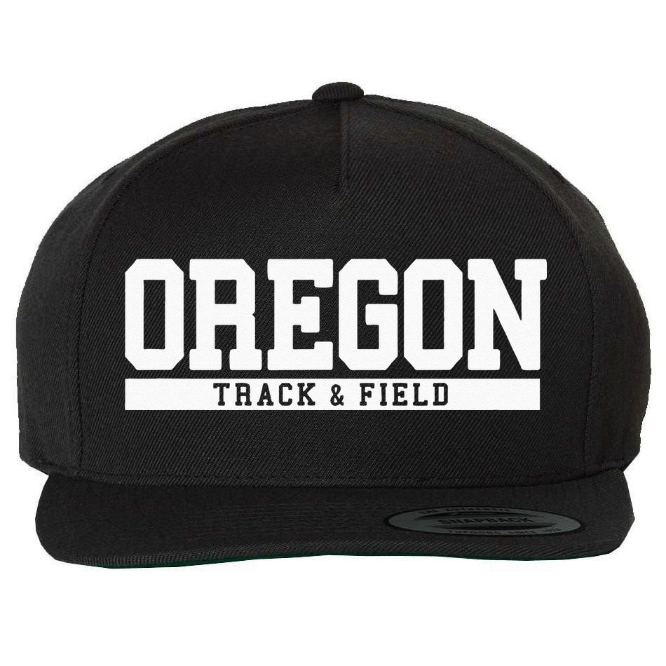 Oregon Track & Field Wool Snapback Cap