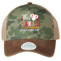 On That Field Baseball Nana Of A Baseball Player Nana Legacy Tie Dye Trucker Hat