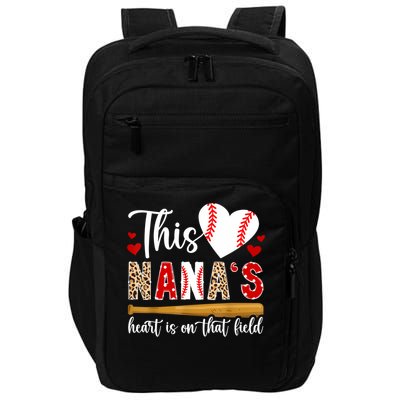 On That Field Baseball Nana Of A Baseball Player Nana Impact Tech Backpack