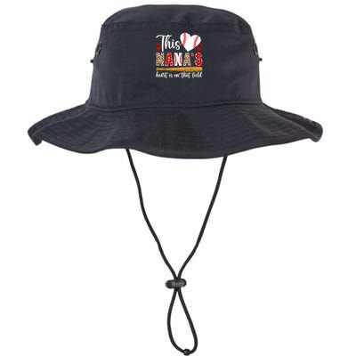 On That Field Baseball Nana Of A Baseball Player Nana Bucket Hat