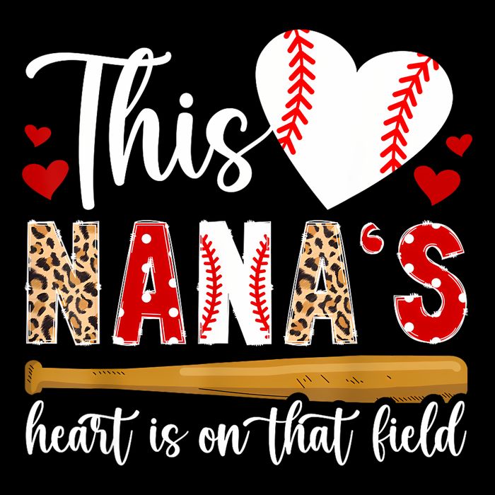 On That Field Baseball Nana Of A Baseball Player Nana Bucket Hat