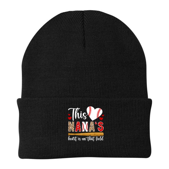 On That Field Baseball Nana Of A Baseball Player Nana Beanie
