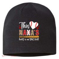 On That Field Baseball Nana Of A Baseball Player Nana Sustainable Beanie