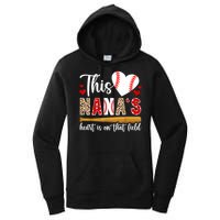 On That Field Baseball Nana Of A Baseball Player Nana Women's Pullover Hoodie