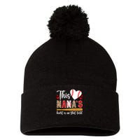 On That Field Baseball Nana Of A Baseball Player Nana Pom Pom 12in Knit Beanie