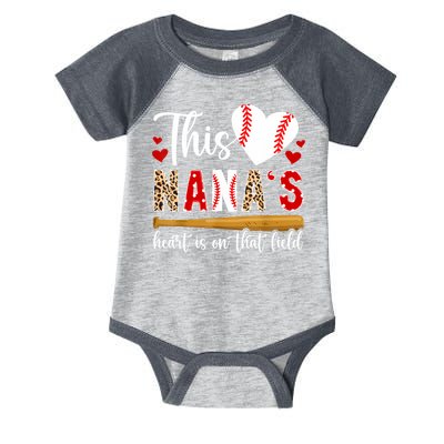 On That Field Baseball Nana Of A Baseball Player Nana Infant Baby Jersey Bodysuit