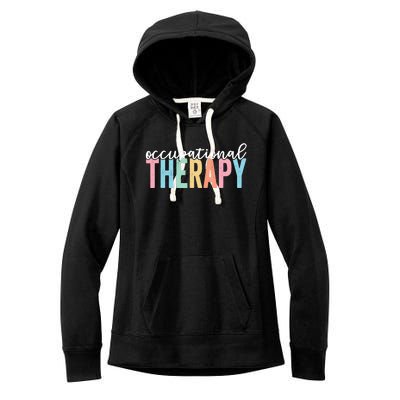 Occupational Therapy Funny OT Therapist Assistant Women's Fleece Hoodie