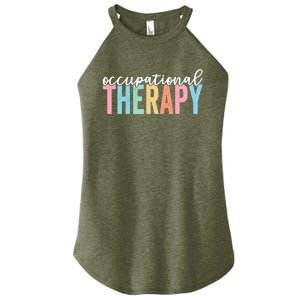 Occupational Therapy Funny OT Therapist Assistant Women's Perfect Tri Rocker Tank