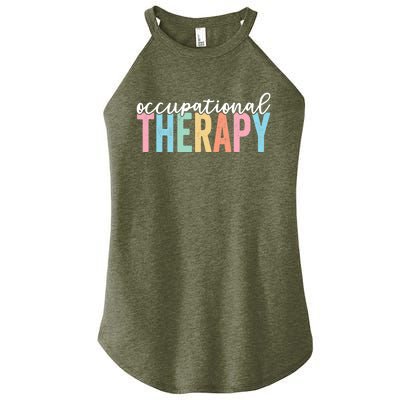 Occupational Therapy Funny OT Therapist Assistant Women’s Perfect Tri Rocker Tank