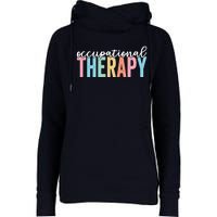 Occupational Therapy Funny OT Therapist Assistant Womens Funnel Neck Pullover Hood