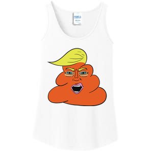 Orange Turd Funny President Trump Funny Political Ladies Essential Tank