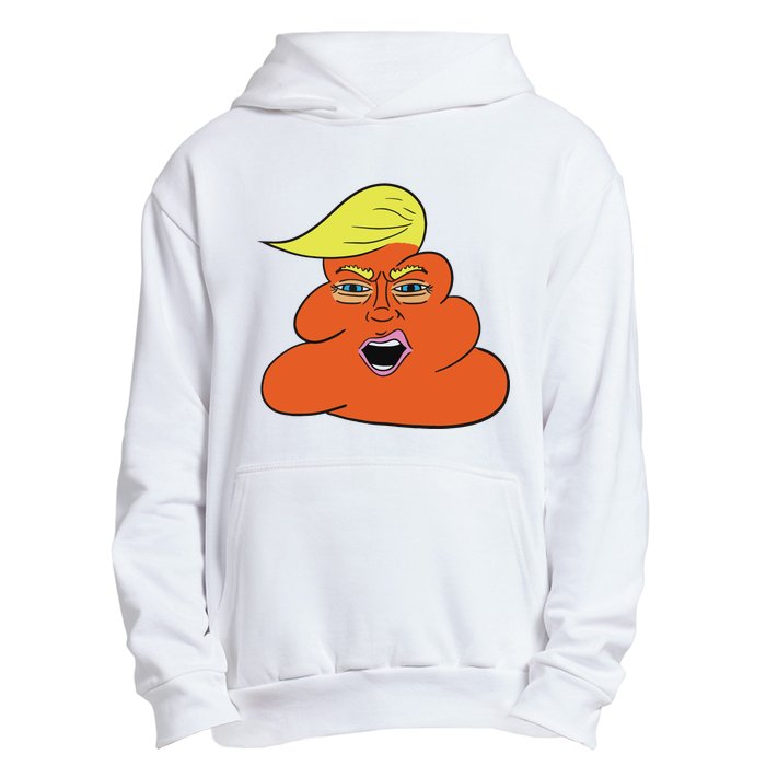 Orange Turd Funny President Trump Funny Political Urban Pullover Hoodie