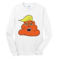 Orange Turd Funny President Trump Funny Political Tall Long Sleeve T-Shirt