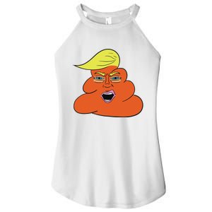 Orange Turd Funny President Trump Funny Political Women's Perfect Tri Rocker Tank