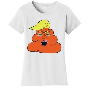 Orange Turd Funny President Trump Funny Political Women's T-Shirt