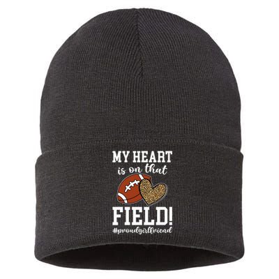 On That Field Football Girlfriend Of A Football Player Sustainable Knit Beanie