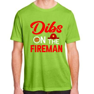 On The Fire Funny Firefighter Firefighting Graphic Gift Adult ChromaSoft Performance T-Shirt