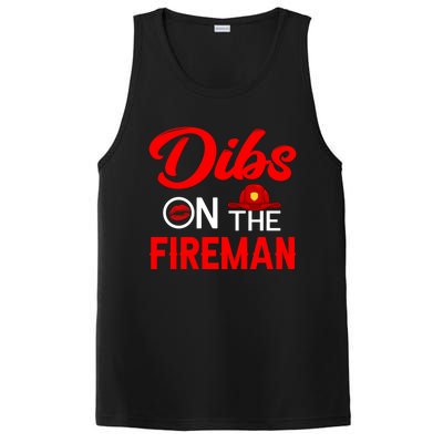 On The Fire Funny Firefighter Firefighting Graphic Gift PosiCharge Competitor Tank