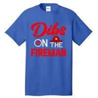 On The Fire Funny Firefighter Firefighting Graphic Gift Tall T-Shirt