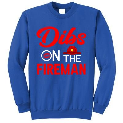 On The Fire Funny Firefighter Firefighting Graphic Gift Tall Sweatshirt