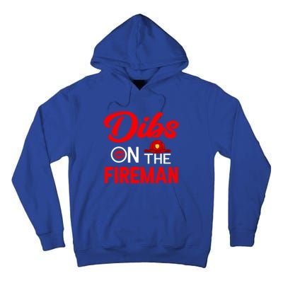 On The Fire Funny Firefighter Firefighting Graphic Gift Tall Hoodie