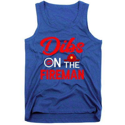 On The Fire Funny Firefighter Firefighting Graphic Gift Tank Top